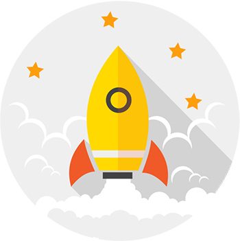 rocket launch icon